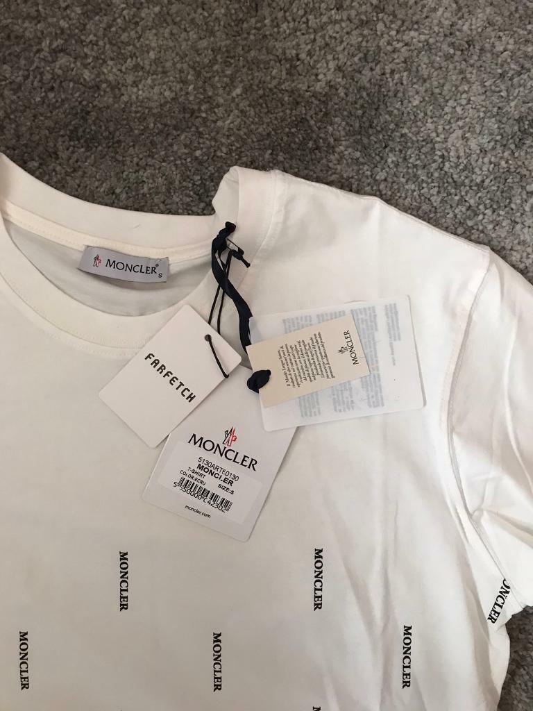 moncler t shirt farfetch
